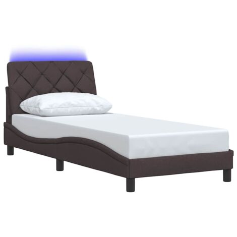 Giroletto con LED senza Materasso 90x190 cm Tessuto vidaXL (1/5)