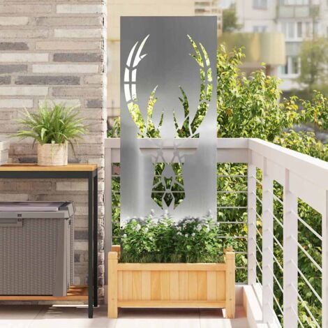 Schermo per privacy in giardino Argento 50 x 140 cm vidaXL (1/5)