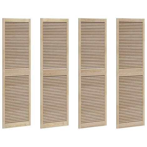Porta per Armadio 4 pcs Naturale 140.5 x 2.1 x 49.5 cm vidaXL