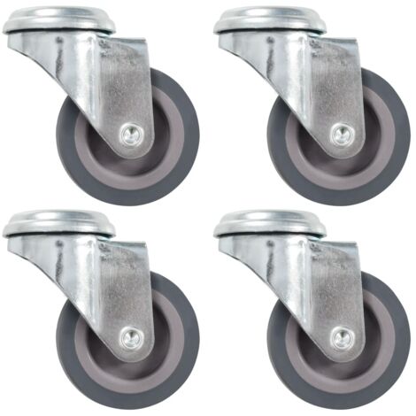 Ruote Girevoli con Foro per Bullone 24 pz 50 mm 277844