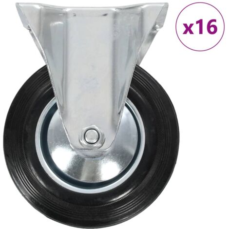 vidaXL Rotelle Fisse 16 pz 160 mm