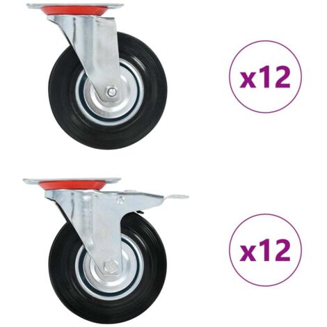 Ruote Girevoli 24 pz 125 mm 278024