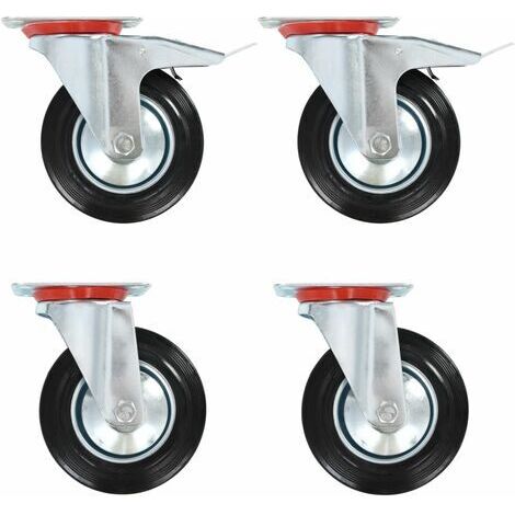 vidaXL Ruote Girevoli 16 pz 160 mm