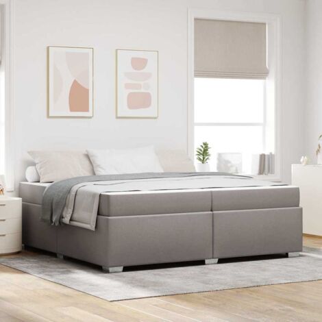 Struttura del letto con materasso Talpa 200 x 200 cm Tessuto vidaXL (1/5)