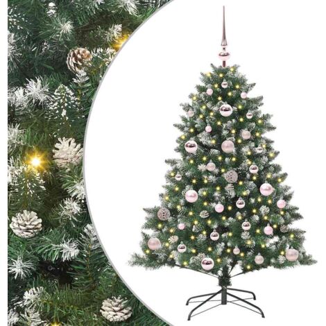 Albero di Natale artificiale con 150 LED Verde 120 cm vidaXL