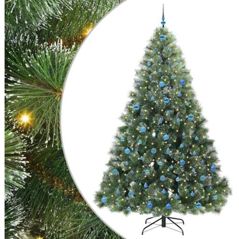 Albero di Natale artificiale con 300 LED Verde 240 cm PE e PVC vidaXL (1/5)