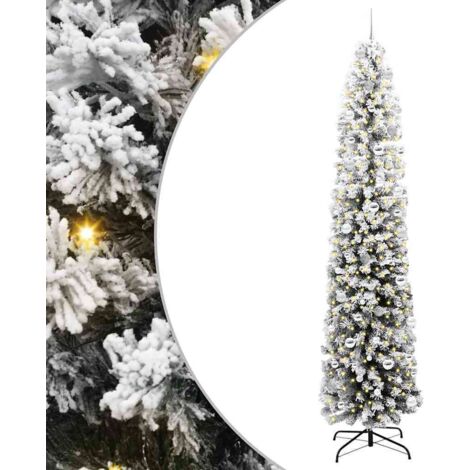 vidaXL Albero di Natale artificiale con 300 LED Verde 240 cm