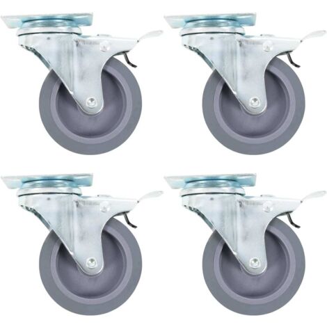vidaXL Ruote Girevoli 24 pz 75 mm