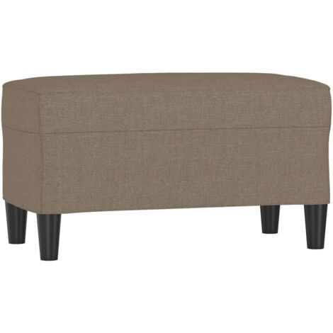 Panca tortora 70x35x41 cm in Tessuto vidaXL