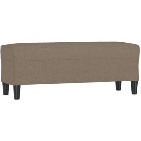 Panca Tortora 100x35x41 cm in Tessuto vidaXL