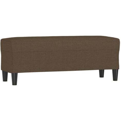 Panca Marrone 100x35x41 cm in Tessuto vidaXL