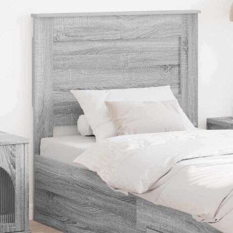 Testiera con testiera Grigio Sonoma 75 cm Legno multistrato vidaXL
