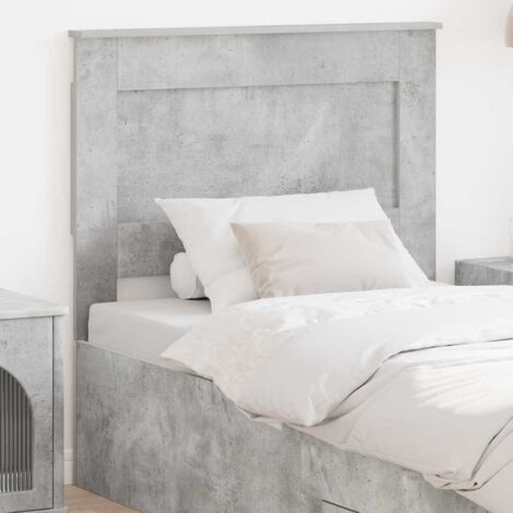 Testiera con testiera Grigio cemento 80 cm Legno multistrato vidaXL