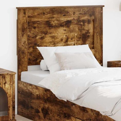 Testiera con testiera Rovere fumé 75 cm Legno multistrato vidaXL