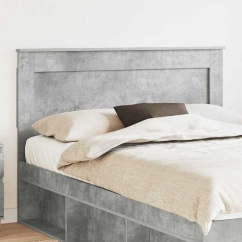 Testiera con testiera Rovere fumé 140 cm Legno multistrato vidaXL