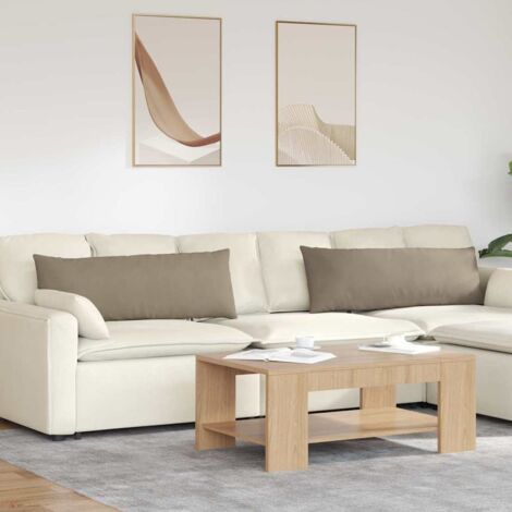 Cuscini da Divano 2 pcs Talpa 120 x 40 cm Tessuto vidaXL