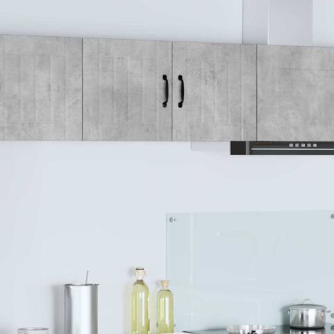 vidaXL Armadietto a muro LUCCA 2 pcs Grigio Cemento 40 x 31 x 40 cm