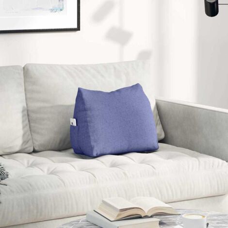 Cuscino per Schiena Blu jeans 45 x 20 x 35 cm Tessuto vidaXL (1/5)