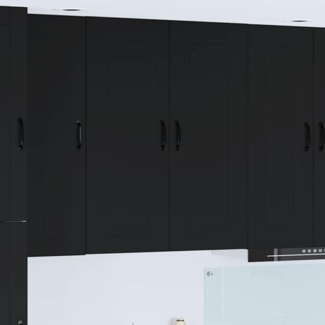 vidaXL Pannello lavastoviglie Kalmar Nero 80 x 31 x 100 cm