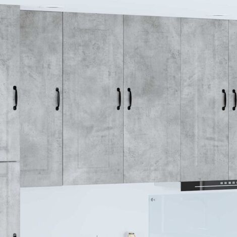 vidaXL Pannello lavastoviglie Kalmar Grigio cemento 80 x 31 x 100 cm