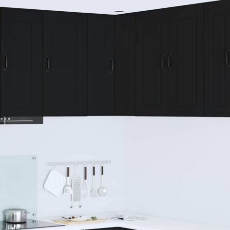vidaXL Pannello lavastoviglie Kalmar Nero 57 x 57 x 80 cm