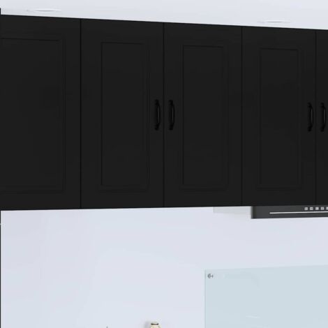 vidaXL Pannello lavastoviglie Kalmar Nero 80 x 31 x 80 cm