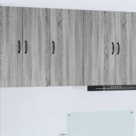 vidaXL Pannello lavastoviglie Kalmar Grigio Sonoma 40 x 31 x 80 cm