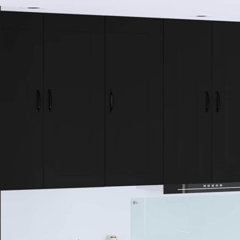 vidaXL Pannello lavastoviglie Kalmar Nero 40 x 31 x 100 cm