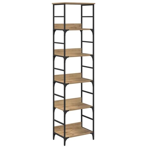 vidaXL Libreria Rovere artigianale 50 x 33 x 188,5 cm (1/5)