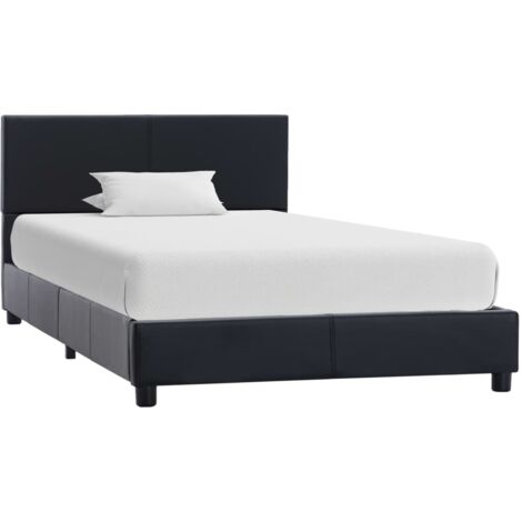 Giroletto Nero in Similpelle 90x200 cm vidaXL