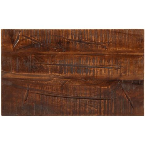 Piano Tavolo 50x40x3,8 cm Rettangolare in Massello di Recupero vidaXL