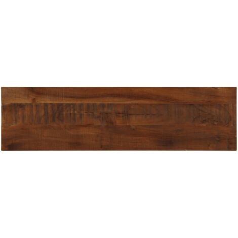 vidaXL Piano Tavolo 110x30x3,8 cm Rettangolare in Massello di Recupero