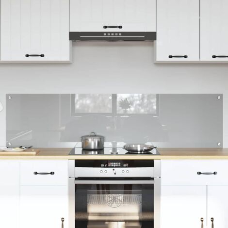 Schienale da cucina 2 pcs Grigio chiaro 80 x 40 cm vidaXL