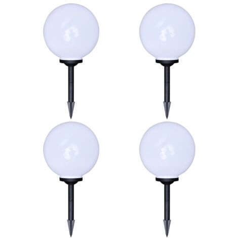 vidaXL Lampade da Sentiero 4 pz LED 30 cm con Picchetto