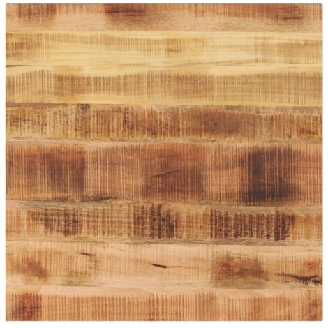 Piano per Tavolo 90x90x2,5 cm Quadrato Legno di Mango Grezzo vidaXL
