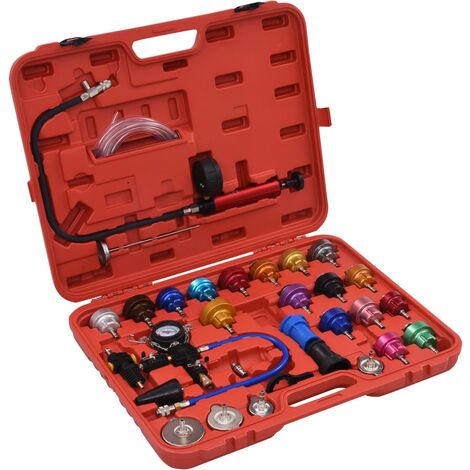 Tester di Pressione Sistemi di Raffreddamento e Radiatori 28 pz vidaXL (1/5)
