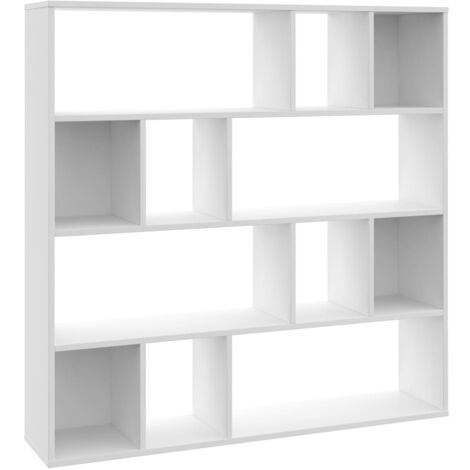 Libreria/Divisorio Bianco 110x24x110 cm in Legno Multistrato vidaXL - Bianco