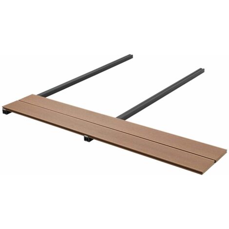 vidaXL Pavimento da Deck 6 pcs Teak riciclato WPC