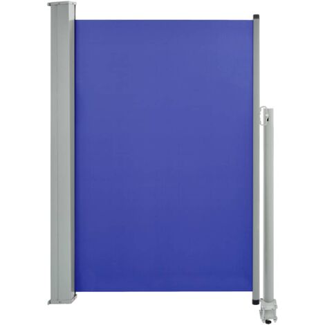 vidaXL Tenda Laterale Retrattile per Patio 120x300 cm Blu