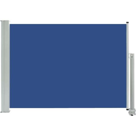 Tenda Laterale Retrattile per Patio 80x300 cm Blu vidaXL (1/5)