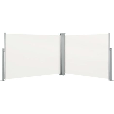 Tenda da Sole Laterale Retrattile Crema 120x1000 cm vidaXL