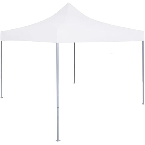 vidaXL Gazebo Professionale Pieghevole 3x6 m Acciaio Bianco