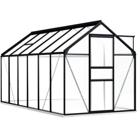 Serra con Telaio Base Antracite 7,03 m² in Alluminio vidaXL