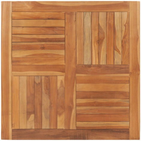 Piano del Tavolo 120x60x(2,5-2,7) cm Legno Massello di Acacia