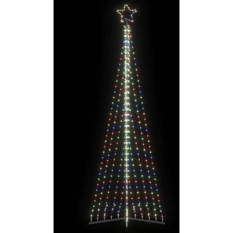 vidaXL Albero di Natale a LED 495 LED Colorati 300,5 cm (1/5)