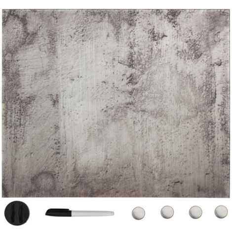 Lavagna Magnetica a Parete in Vetro 50x50 cm vidaXL