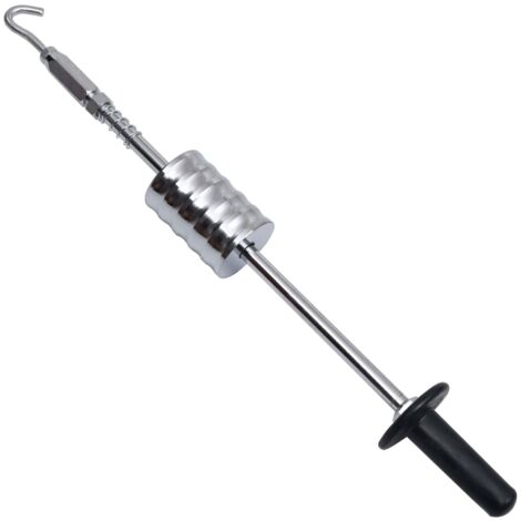 vidaXL Martello Scorrevole con Gancio 65 cm in Acciaio al Carbonio (1/5)