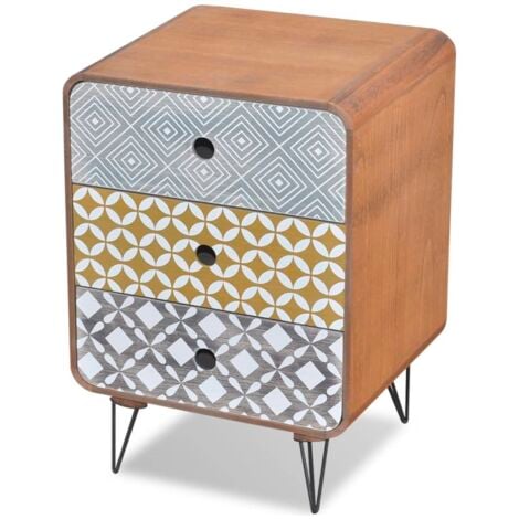 Armadietto Muro Con Cassetto FENLAX 60x23.5x10 Cm - Grigio MDF E Metallo