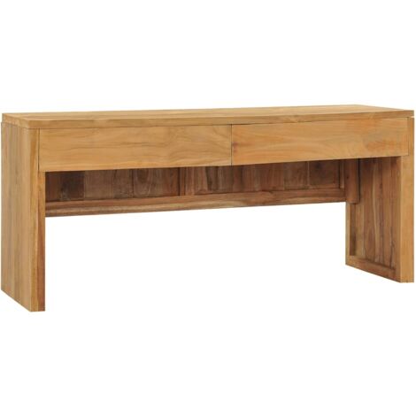 Mobile Porta TV 100x35x45 cm in Legno Massello di Teak vidaXL (1/5)