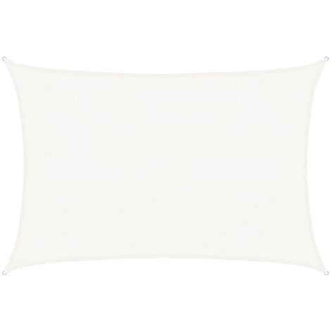 vidaXL Parasole a Vela in Tela Oxford Quadrato 4,5x4,5 m Bianco